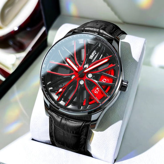 Stereoscopic Car Wheel Watch