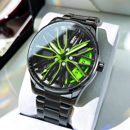 Stereoscopic Car Wheel Watch