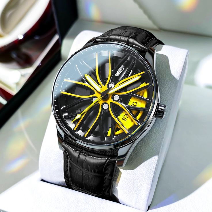 Stereoscopic Car Wheel Watch